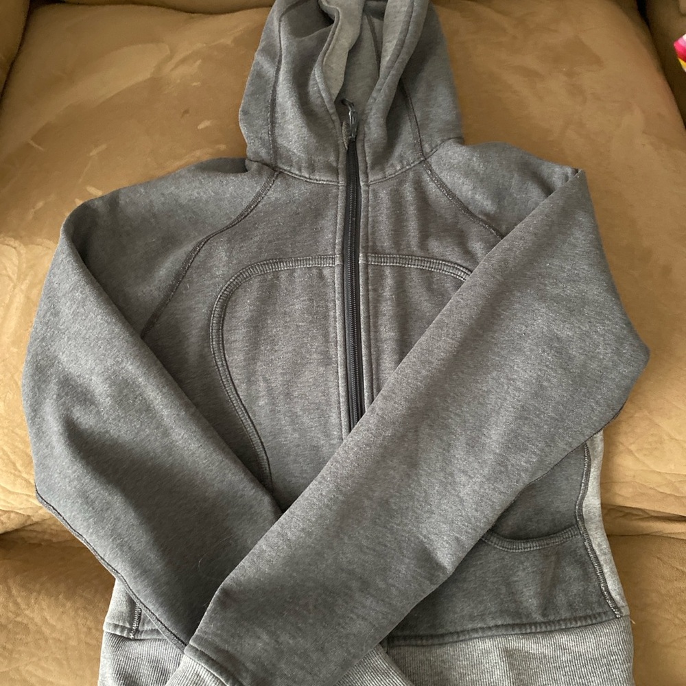 Lululemon Gray Zip-Up Hoodie